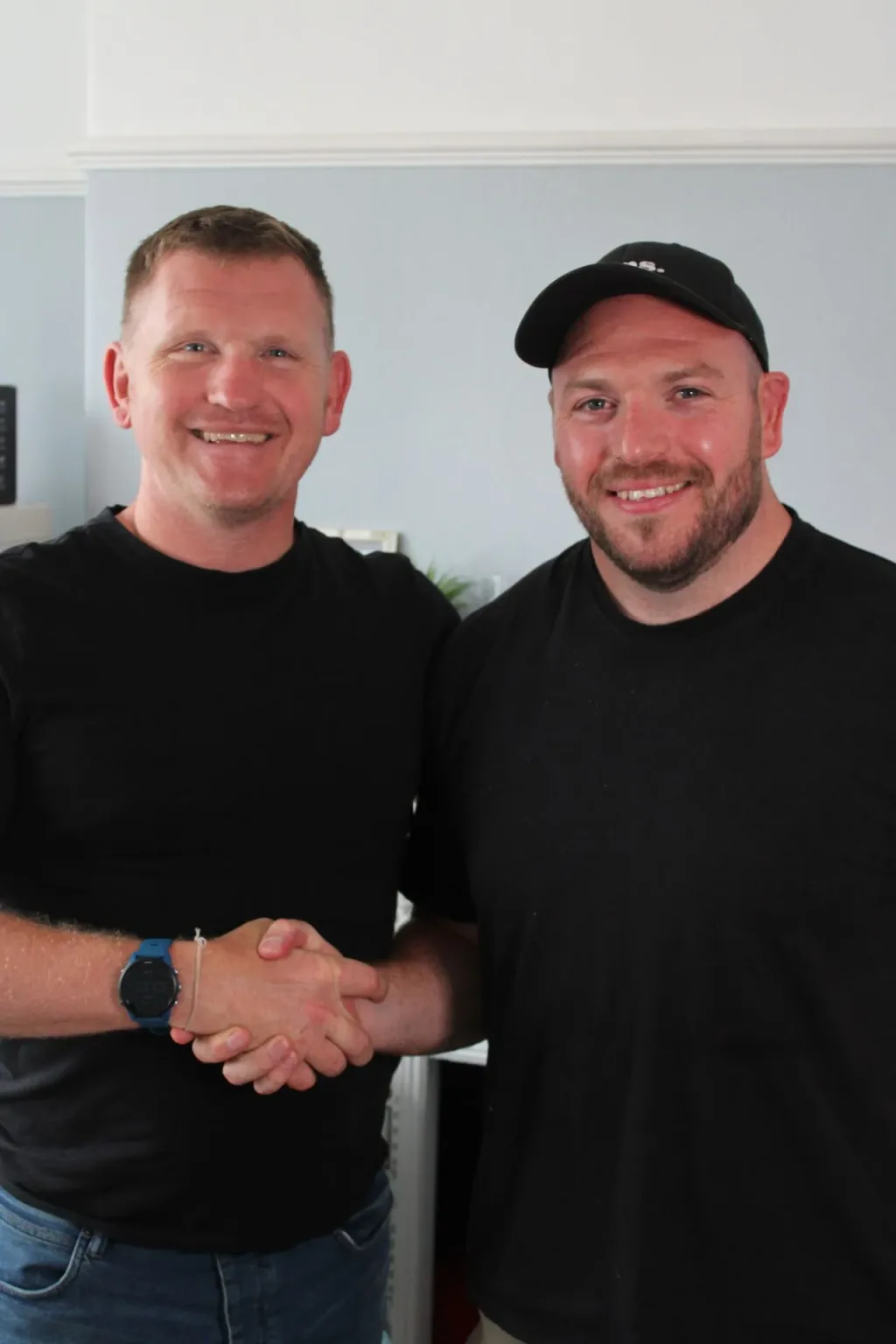 Executive coaching handshake
