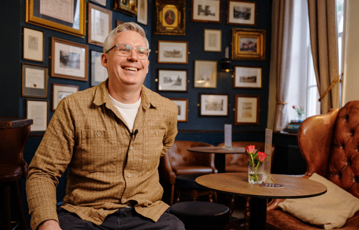 Portrait in lounge